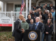 President Barchi with Senator Cory Booker at Veterans House November 2018